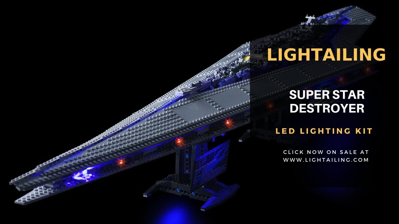 LEGO Star Wars Super Star Destroyer 10221 LED Light Kit -Lightailing
