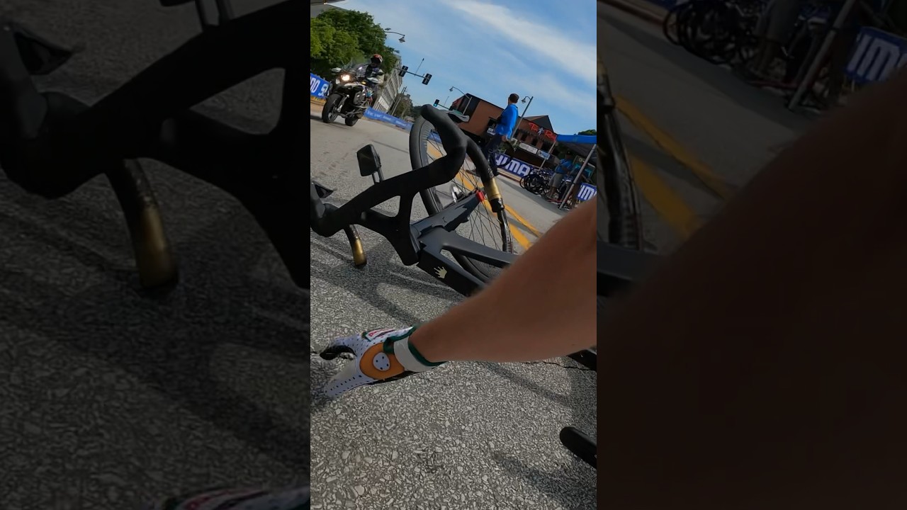Crashing out in a corner at 30+mph! Corsas can suck it. #crit #bikelife #bikeracing