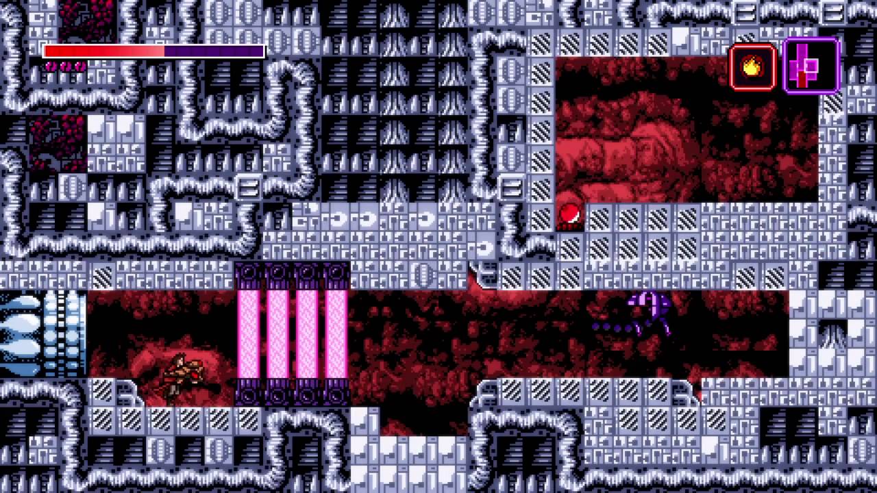 Axiom Verge | How to pass laser wall [Mar-Uru]