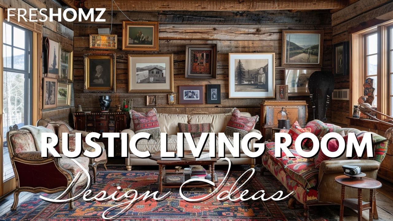 Rustic Living Room Decor: Combining Style and Comfort Perfectly