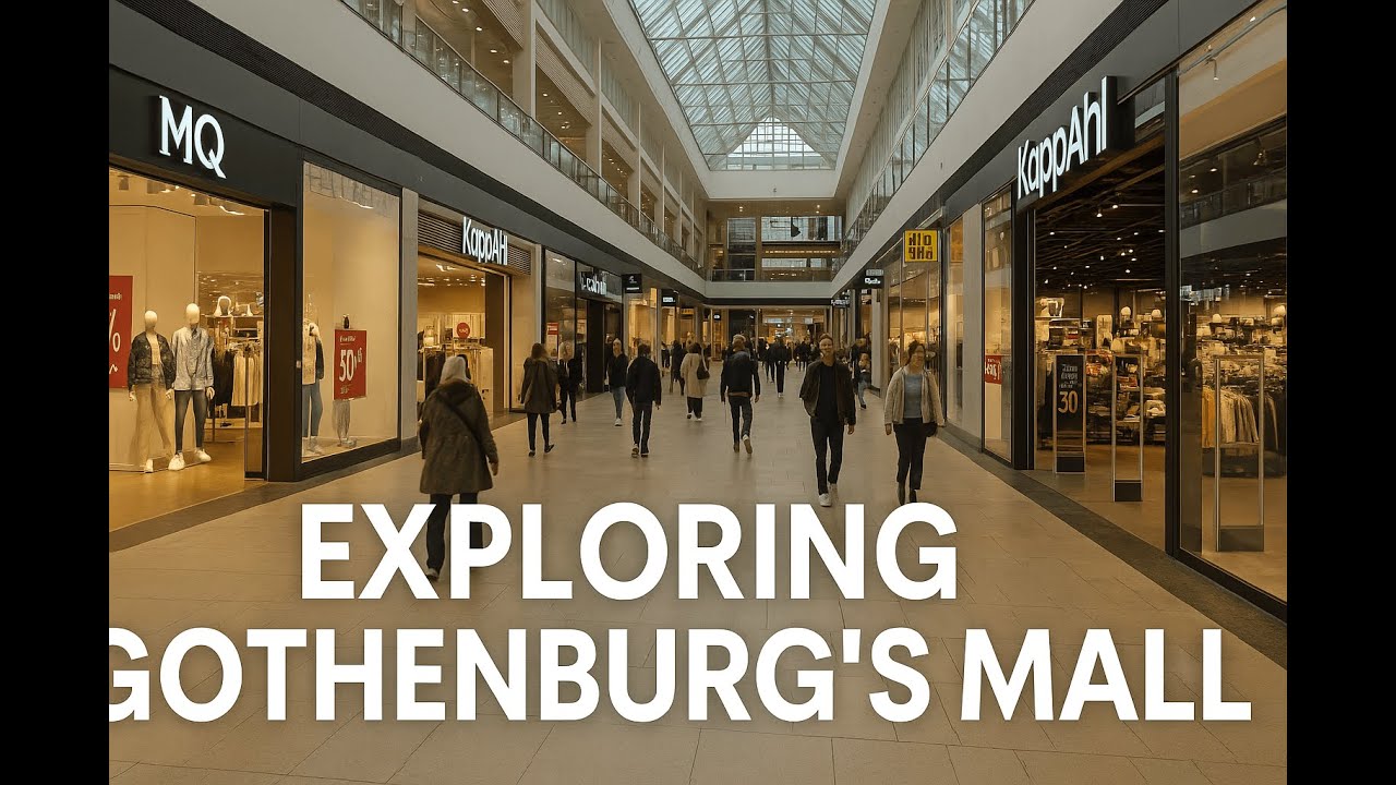 Ambient Walk in Gothenburg  Discover Nordstan Shopping Center