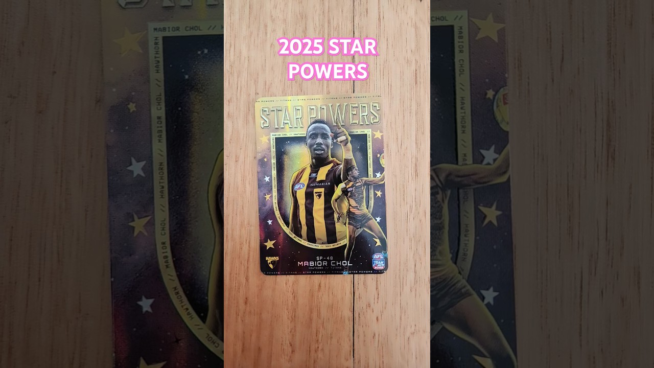 2025 STAR POWERS! #footycards #teamcoach #2025 #shorts