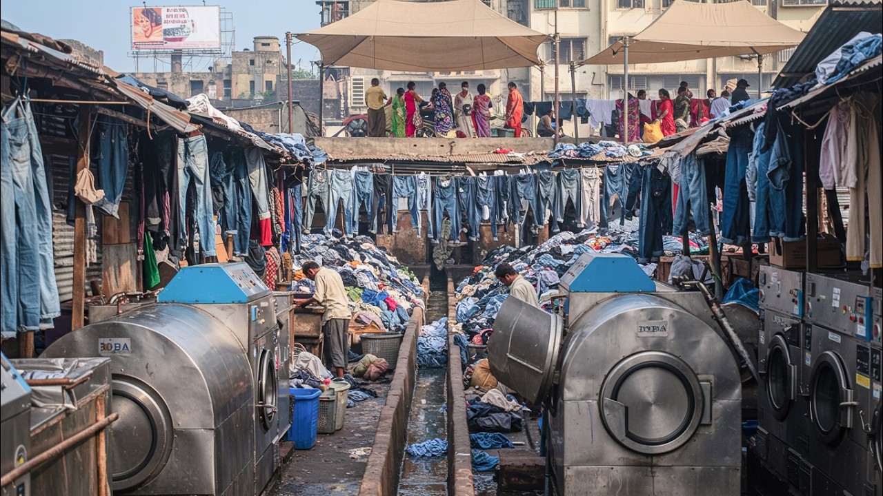 Mumbai's Dhobi Ghat, the World's Largest Open-Air Laundry