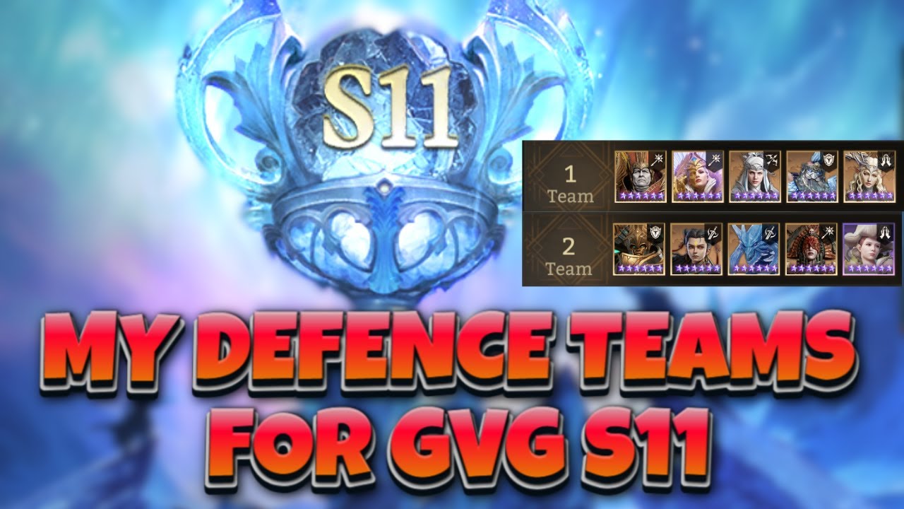 Мои команды защиты для GVG S11 | Watcher Of Realms
