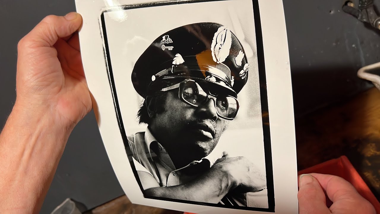 HAND-PRINTING Bo Diddley: SHOT in 1985, Printed with the Original Negative in 2024