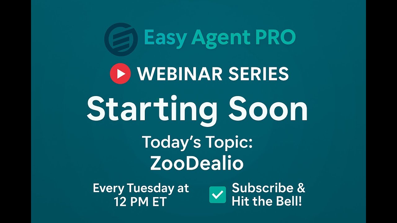 Seller Funnels That Close: Zoodealio + Easy Agent PRO Integration