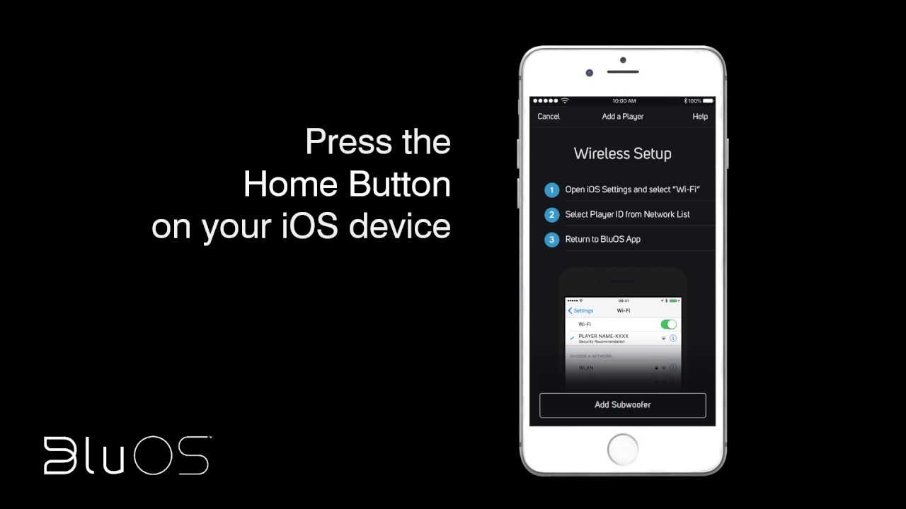 Setting up Bluesound with an iPhone or iPad