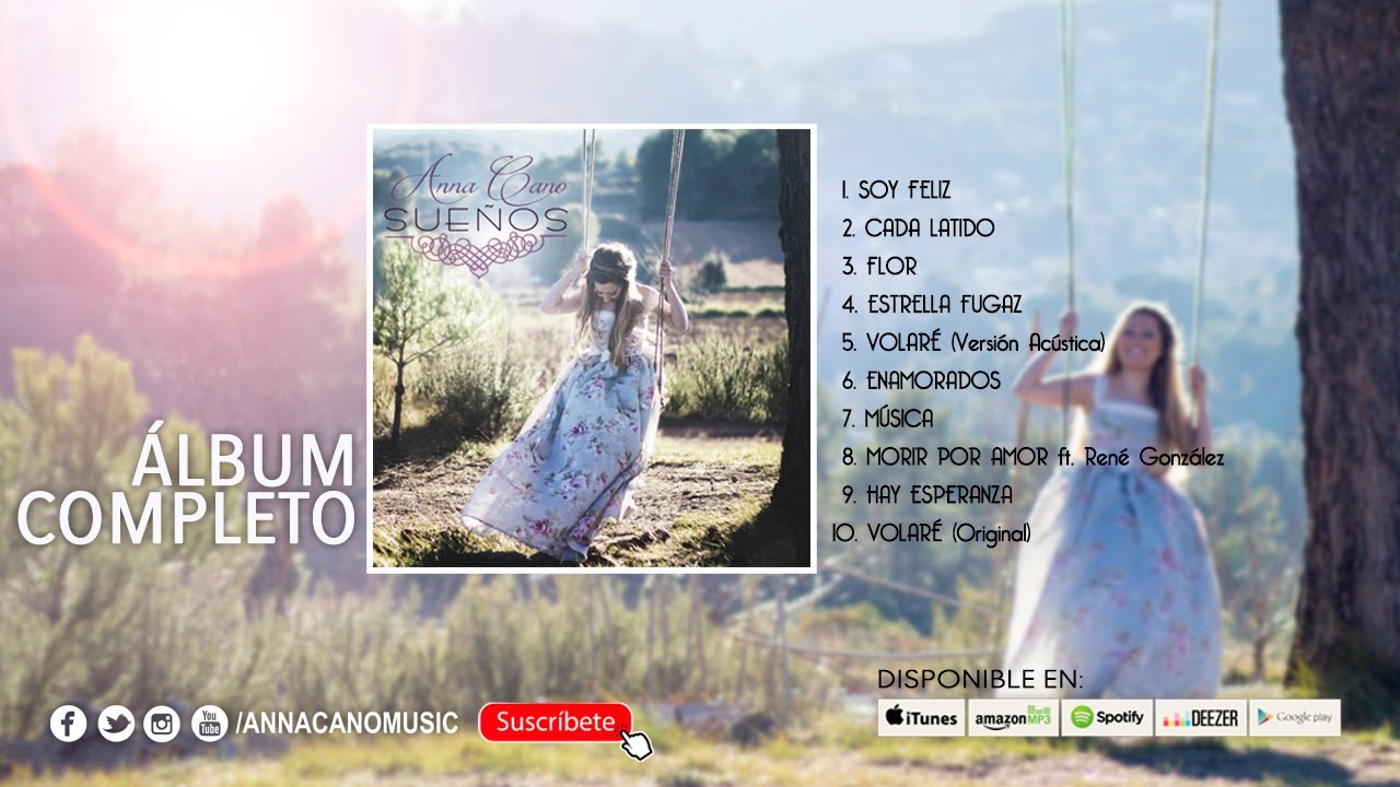 ANNA CANO I Sueños 2016 I Álbum Completo