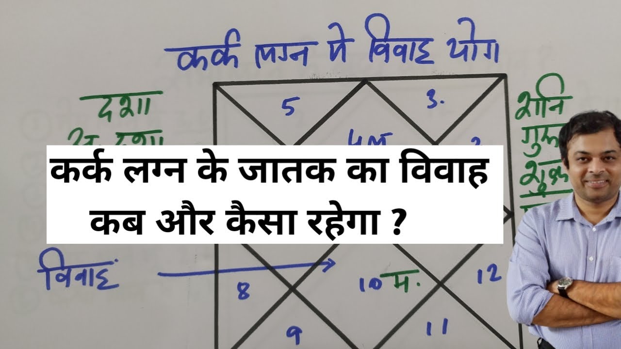 कर्क लग्न वालों का विवाह कब और कैसे रहेगा | how will be the marriage of people with cancer ascendant