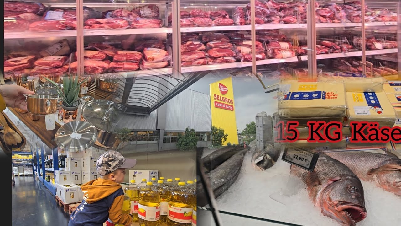 KUPOVINA NA VELIKO  Großeinkauf in Deutschland bulk shopping SELGROS