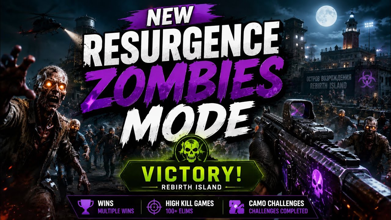Call of Duty: Warzone New Resurgence Zombies Mode Victory Gameplays! Ft. @Figsew 4K60