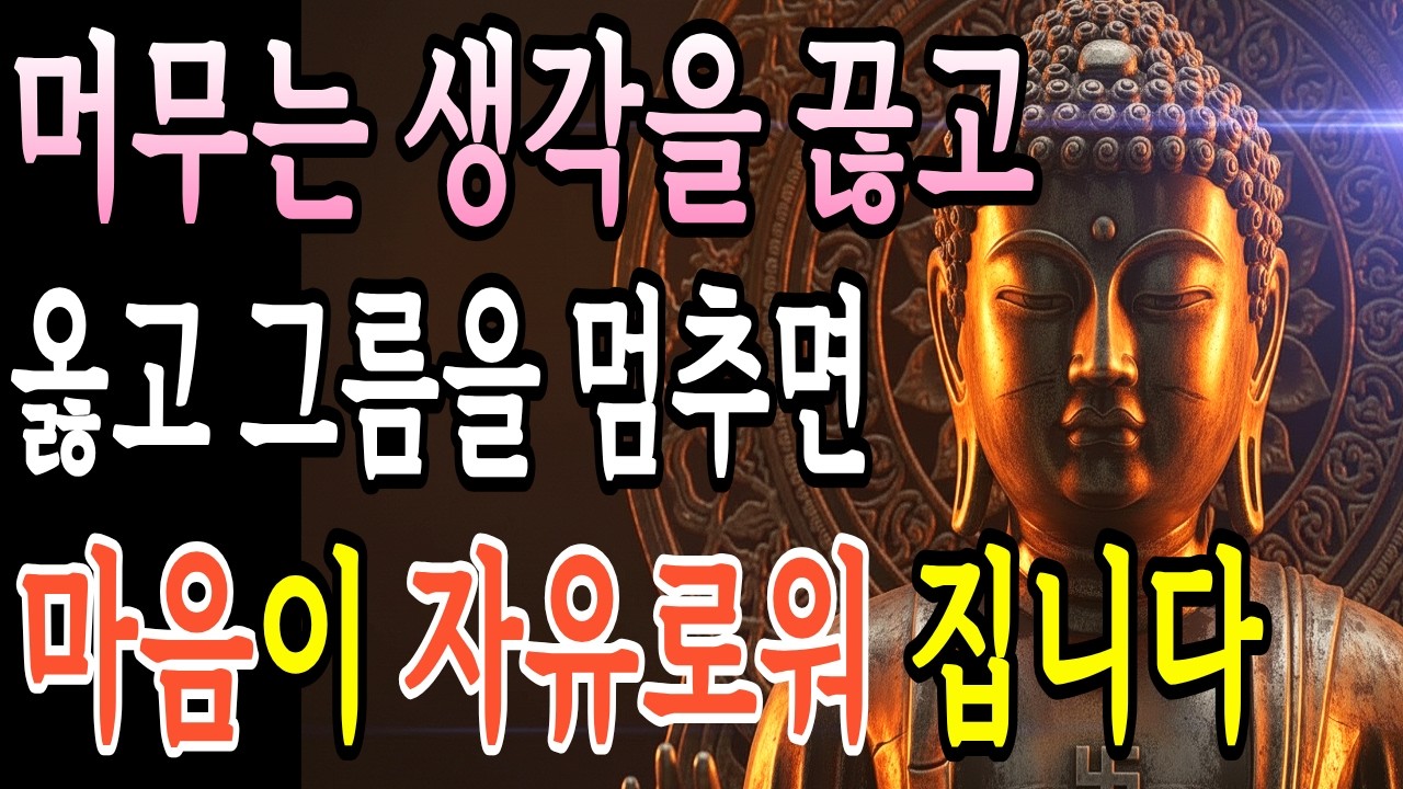 마음이 힘들고 괴로울때 큰복이 쏟아지는 금강경 기도, 자기전에 듣고 주무세요, 부처님의 지혜ㅣ부처님 말씀ㅣ불교 명상