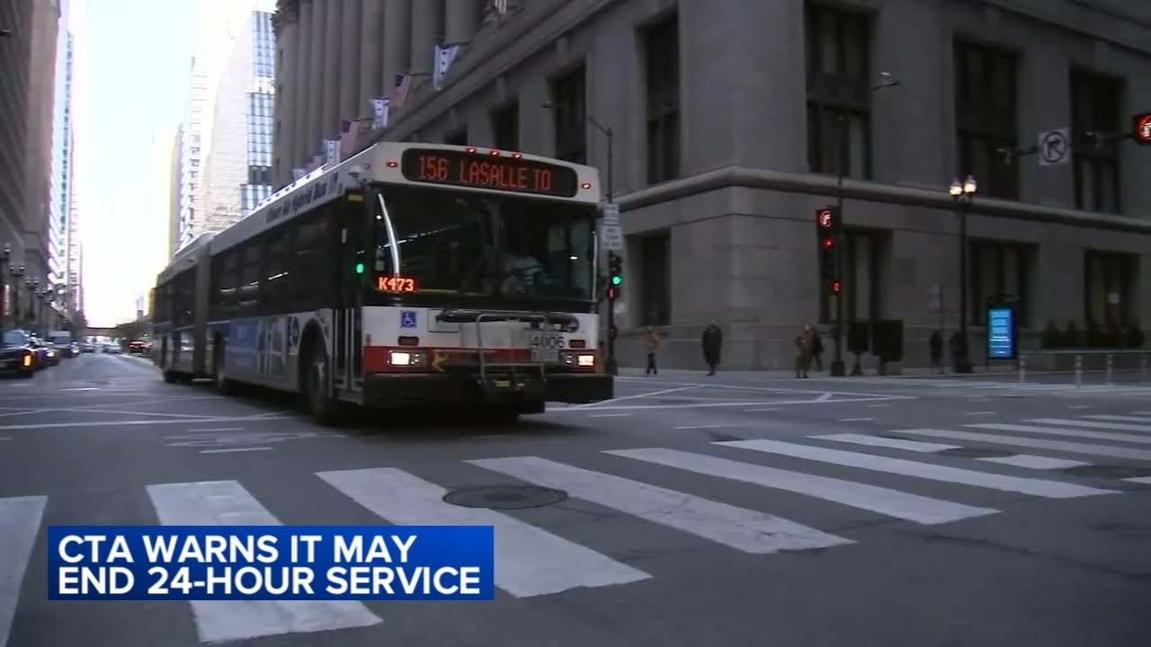 Budget shortfall could end CTA's 24-hour public service in Chicago