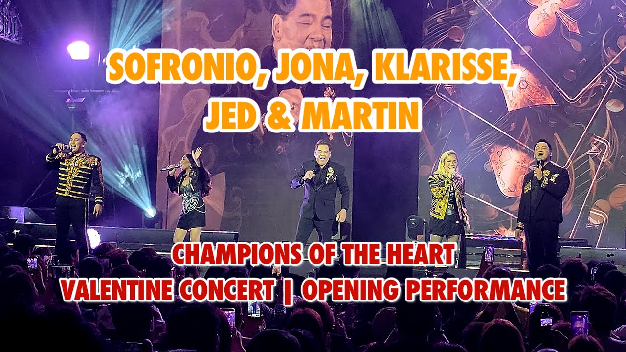 CHAMPIONS OF THE HEART OPENING NUMBER | SOFRONIO, JONA, JED, KLARISSE & MARTIN