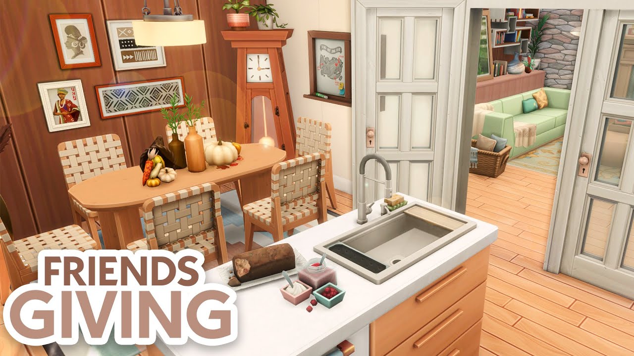 Friendsgiving Apartment // The Sims 4 Speed Build: Apartment Renovation