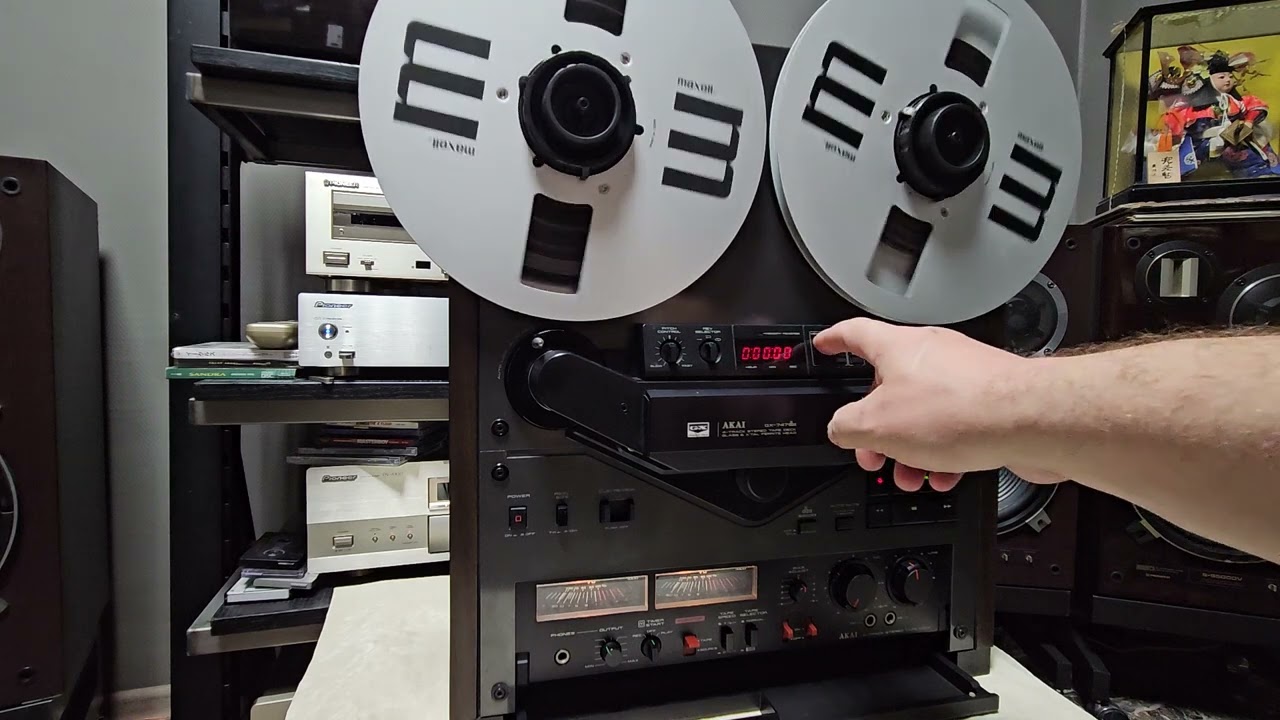 AKAI GX-747 dbx . демо
