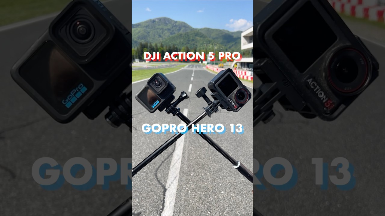 Battle between action cams - stabilization test! Can you spot which is the DJI Action 5 Pro?