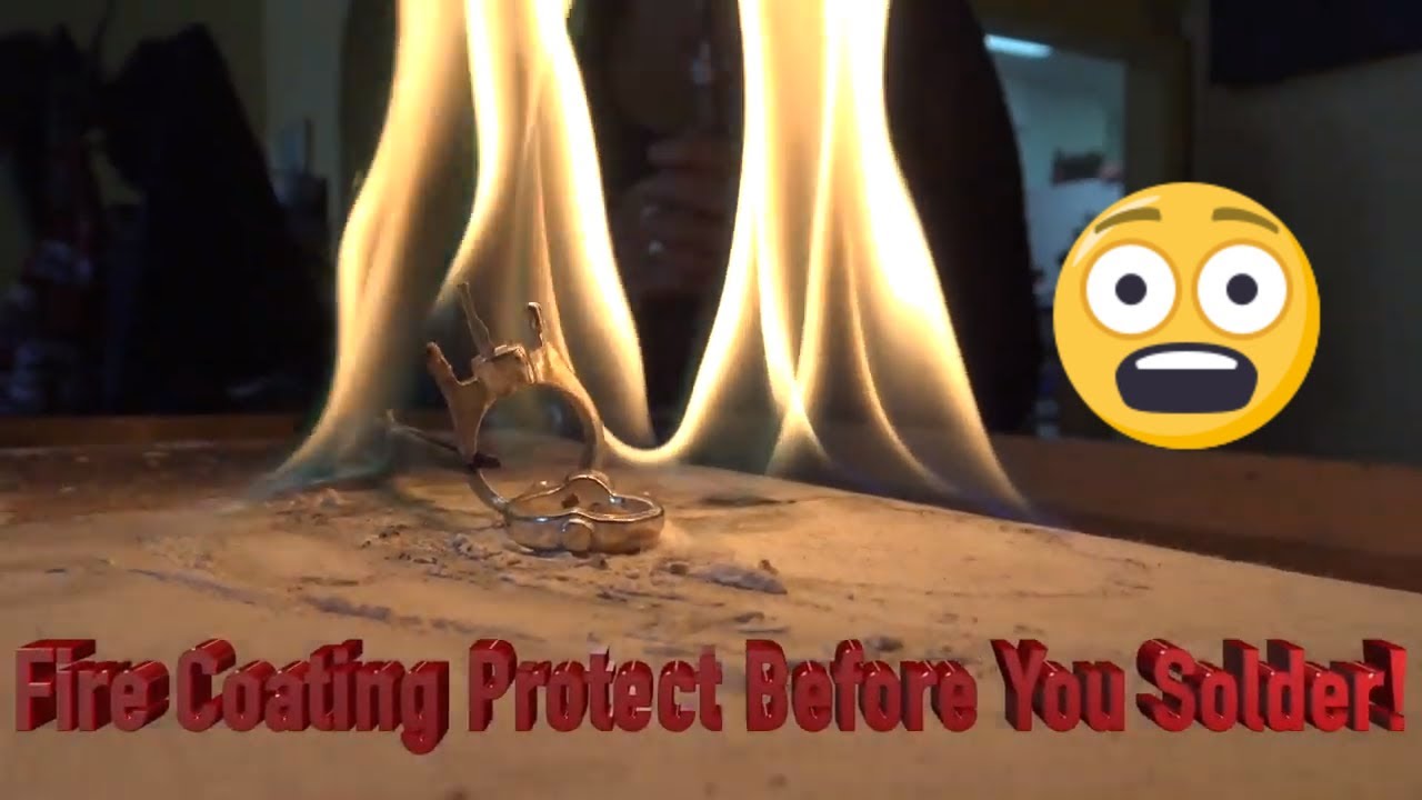 Soldering jewelry basics - How to make a protective boric acid fire coating for jewelry soldering.