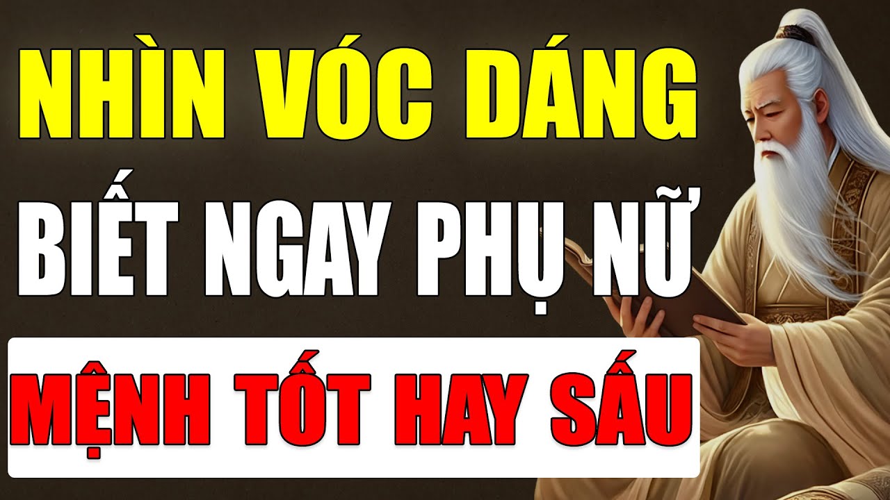 Cổ Nhân Tiết Lộ: Vóc Dáng Là Gương Soi Số Mệnh – Nhìn Vóc Dáng Biết Ngay Mệnh Tốt Xấu.