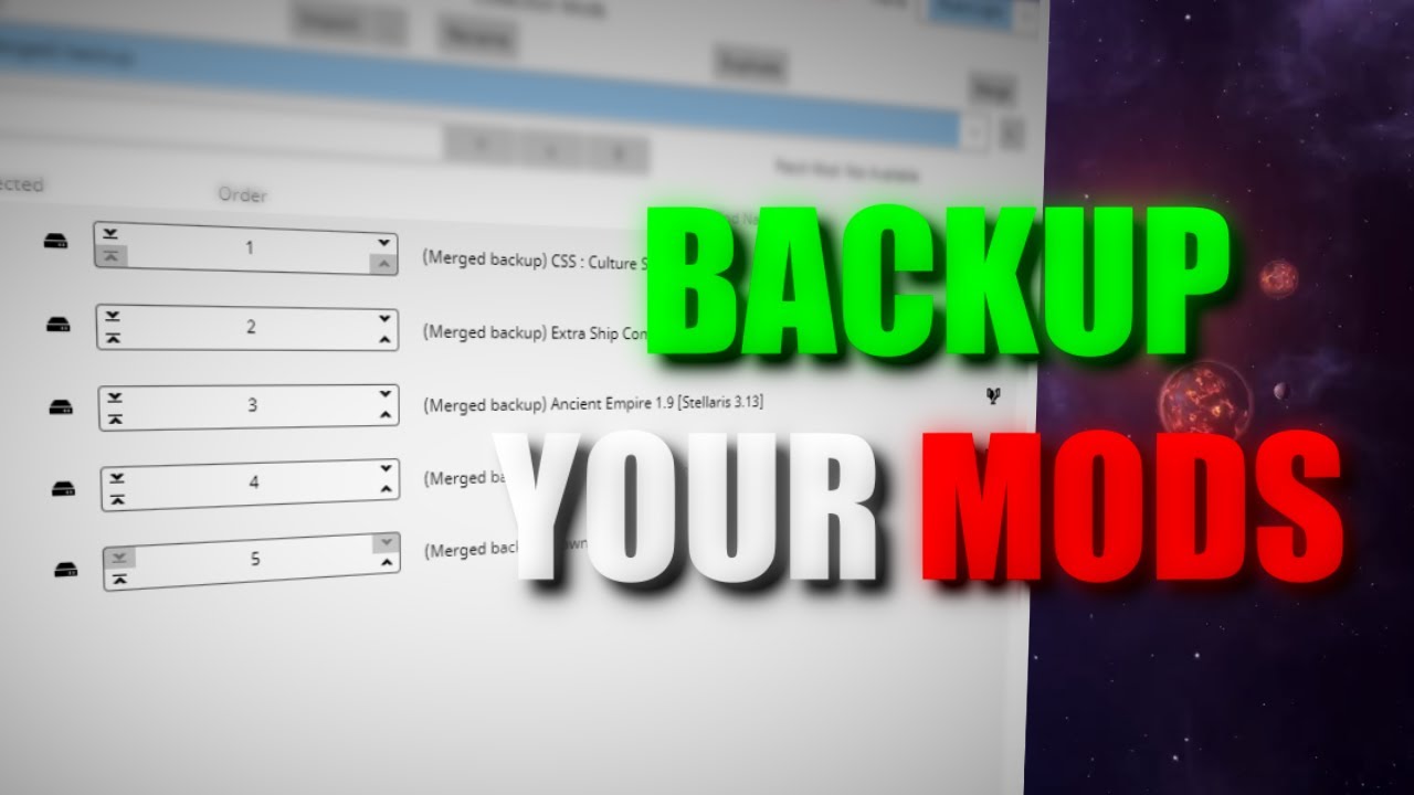 Use This TRICK to PREVENT Mod Updates! | How to Backup Stellaris Mods?