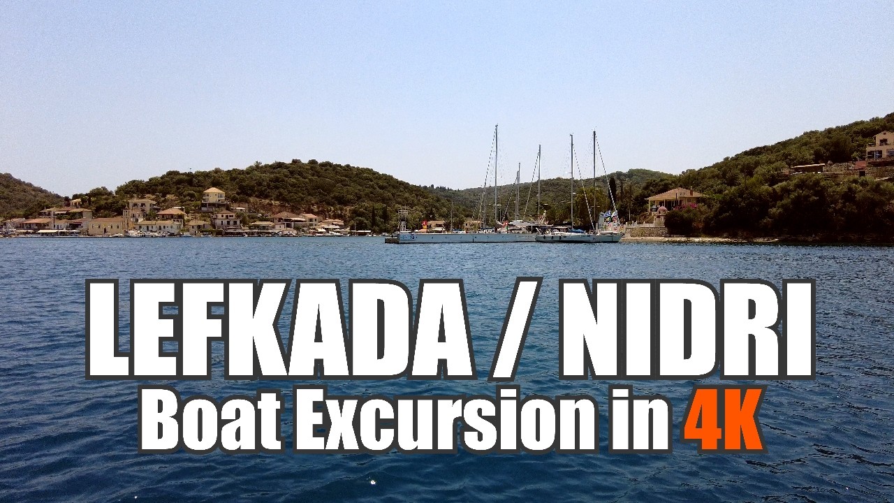 Lefkada, Greece | NIDRI BOAT TRIP - Meganisi, Skorpios, Secret Cave + Beaches