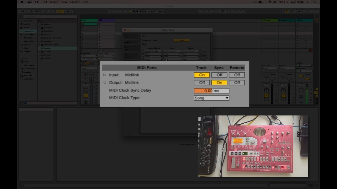 Ableton Live Tutorial - Syncing External Devices via MIDI