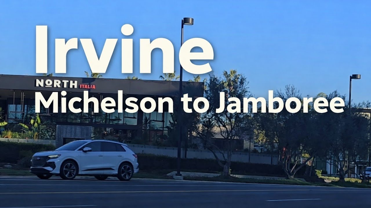 Harvard & Michelson Dr to Jamboree.  Park Plaza Mall