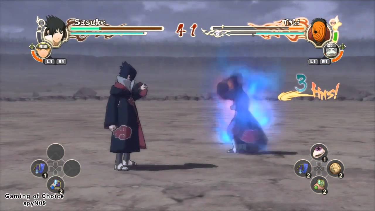 Naruto Shippuden Ultimate Ninja Storm 2 -  020 - Taka Sasuke vs Tobi / Madara