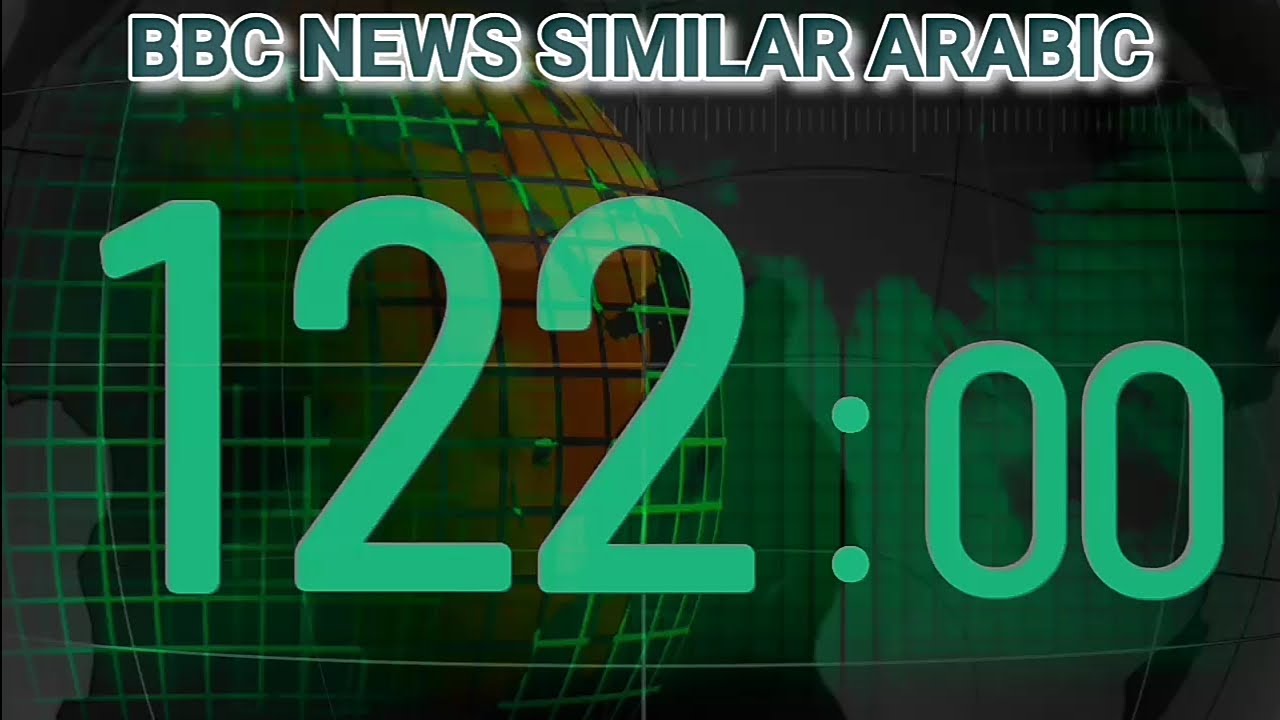122 Seconds Countdown(2:02 Mins)Timer Remix BBC World News Countdown Similar Arabic 2023 Extended