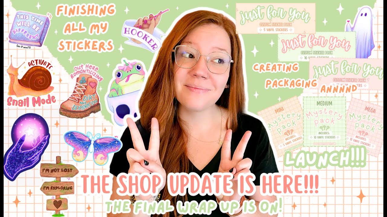 It’s Finally Here! Shop Update + Studio Wrap-Up ✨ Art Business Studio Vlog