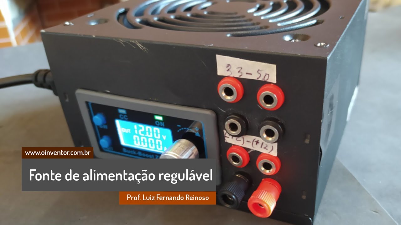 Desenvolvendo uma fonte reguladora de tensão e corrente (ZK-4KX, M2577S/LM2596S e MT3806 no site)