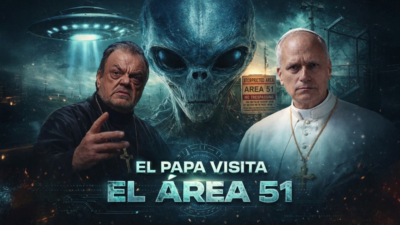 El Papa Visita el &Aacute;rea 51. Secretos del Vaticano. Revelado:  Los Aliens que conocieron a Jes&uacute;s.