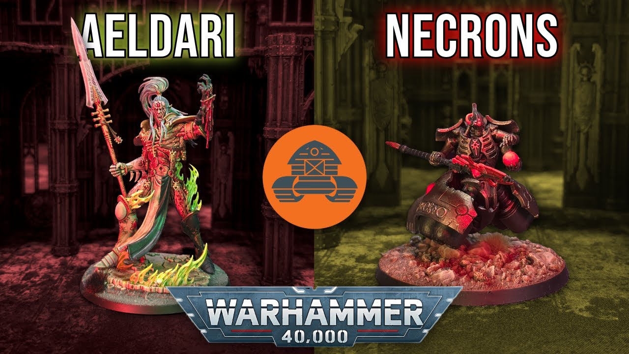 Aeldari vs Necrons | Warhammer 40,000 Battle Report