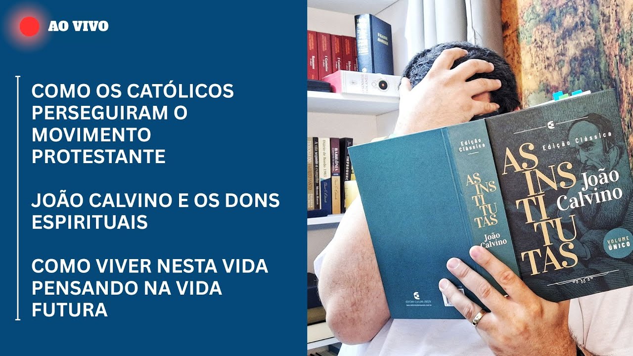 🔴 Lendo Calvino ao vivo | Carta ao Rei da França e Como viver a vida na terra