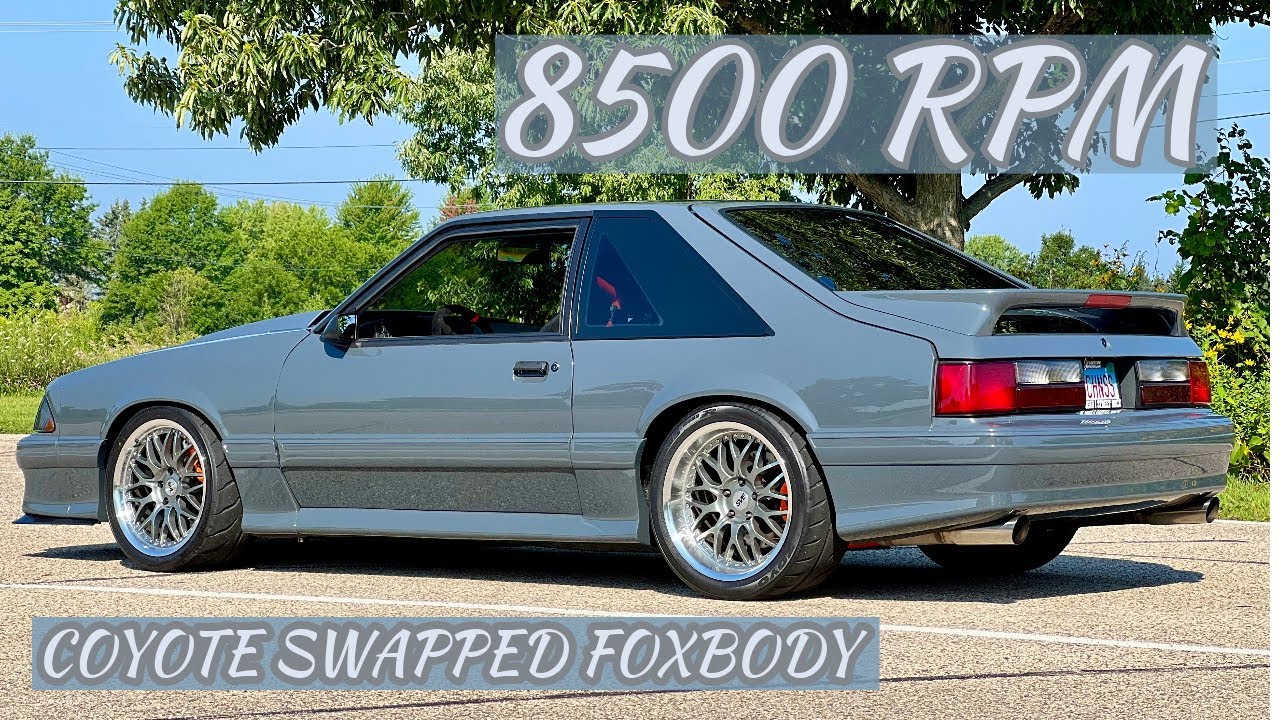 530WHP Naturally Aspirated Coyote Swapped Foxbody Mustang