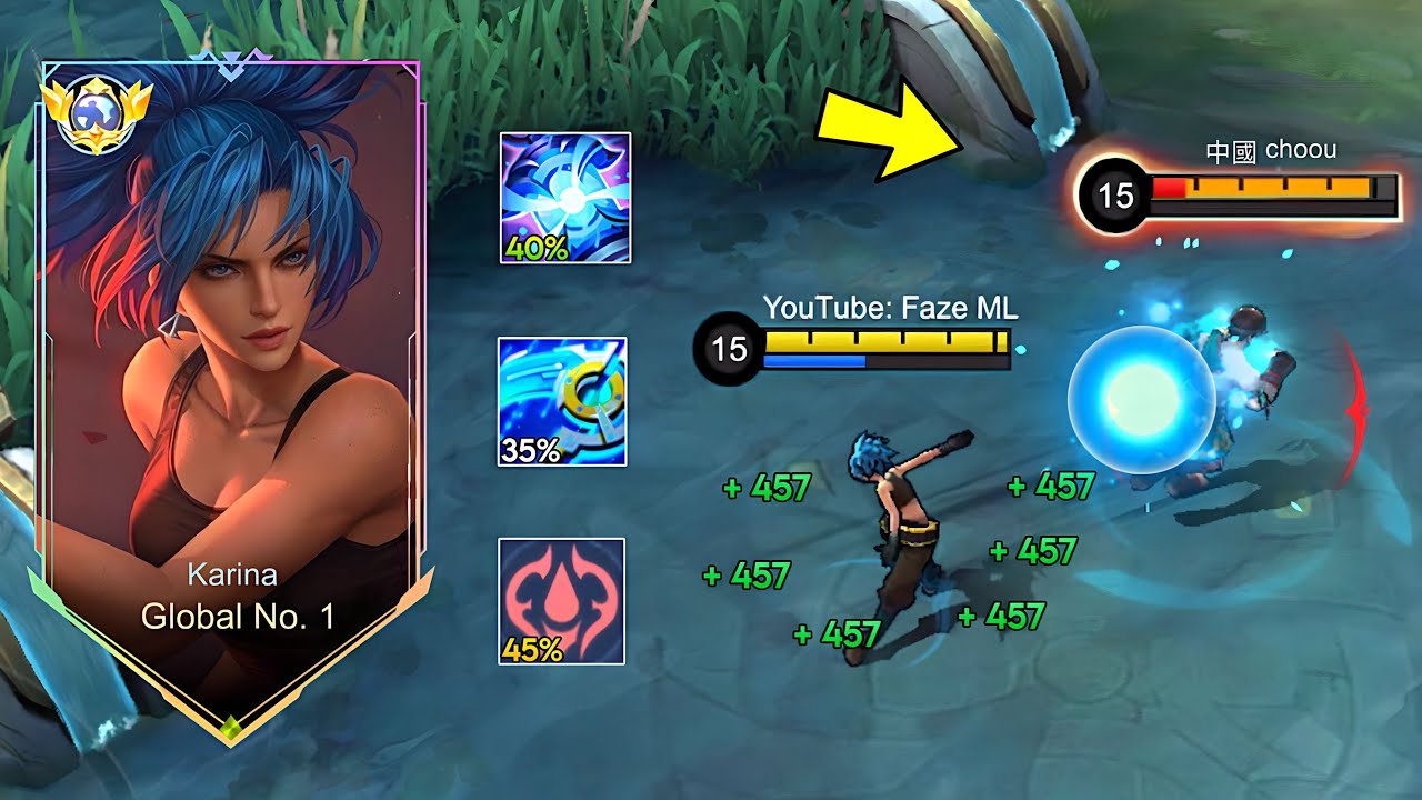 GLOBAL KARINA BUILD UNLI LIFESTEAL🔥 (KARINA TUTORIAL) - Mobile Legends: Bang Bang