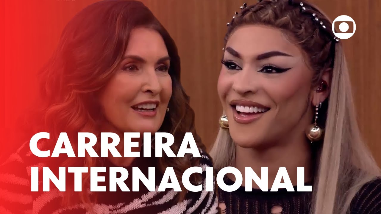 Pabllo Vittar fala da sua turnê na Europa e se emociona | Encontro com Fátima Bernardes | TV Globo