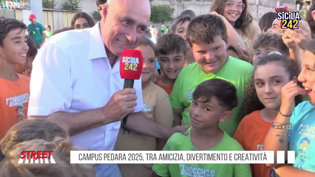Street: Campus Pedara 2025, tra amicizia, divertimento e creatività #sicilia24 #sicilia242