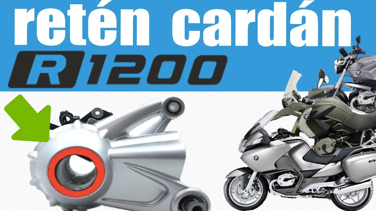 Cambio de retén de cardán o grupo final en BMW R 1200 GS RT R S ST