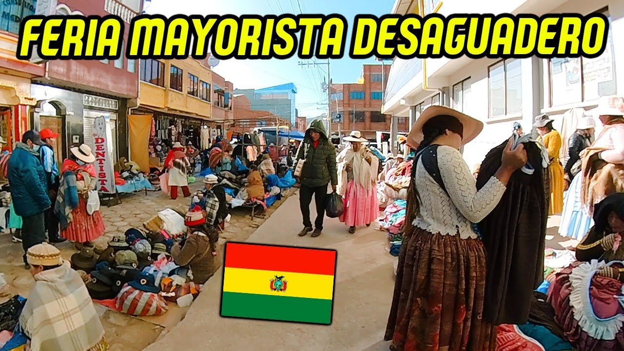 ASI ES FERIA EN DESAGUADERO  BOLIVIA -  ROPA X MAYOR y MENOR