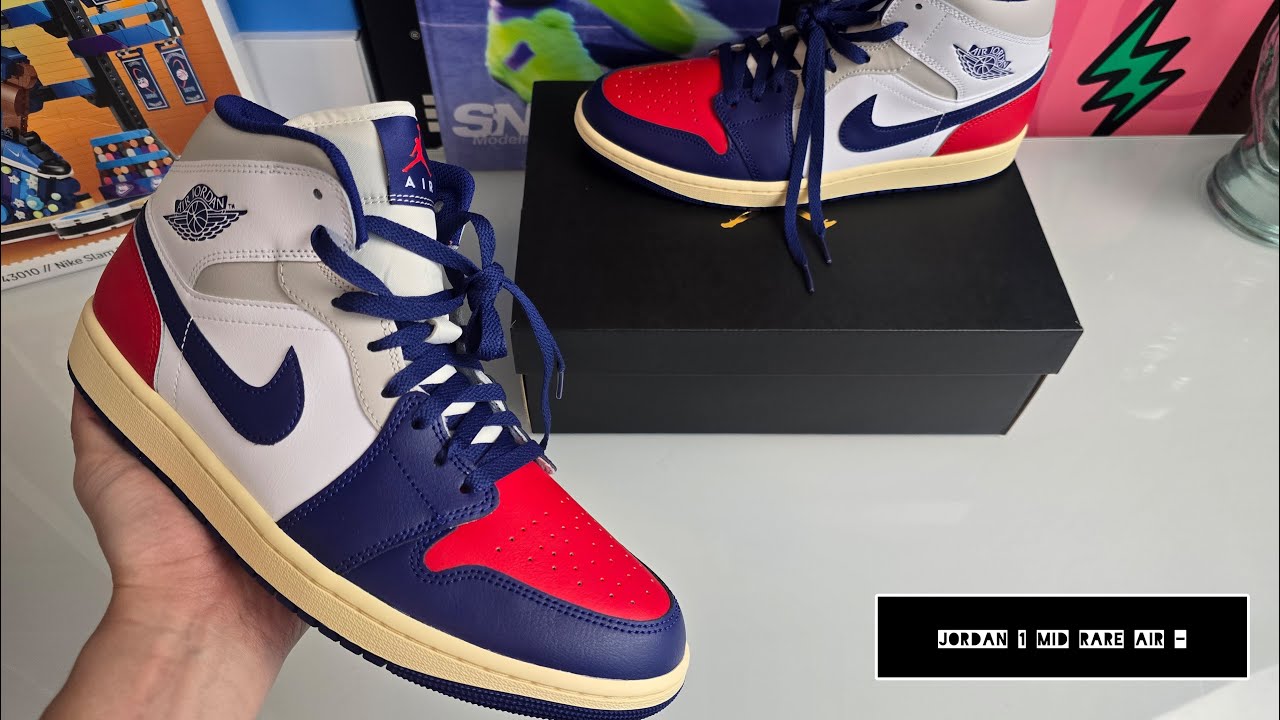 Jordan 1 Mid Rare Air - On Feet and Check - NiCe 82%