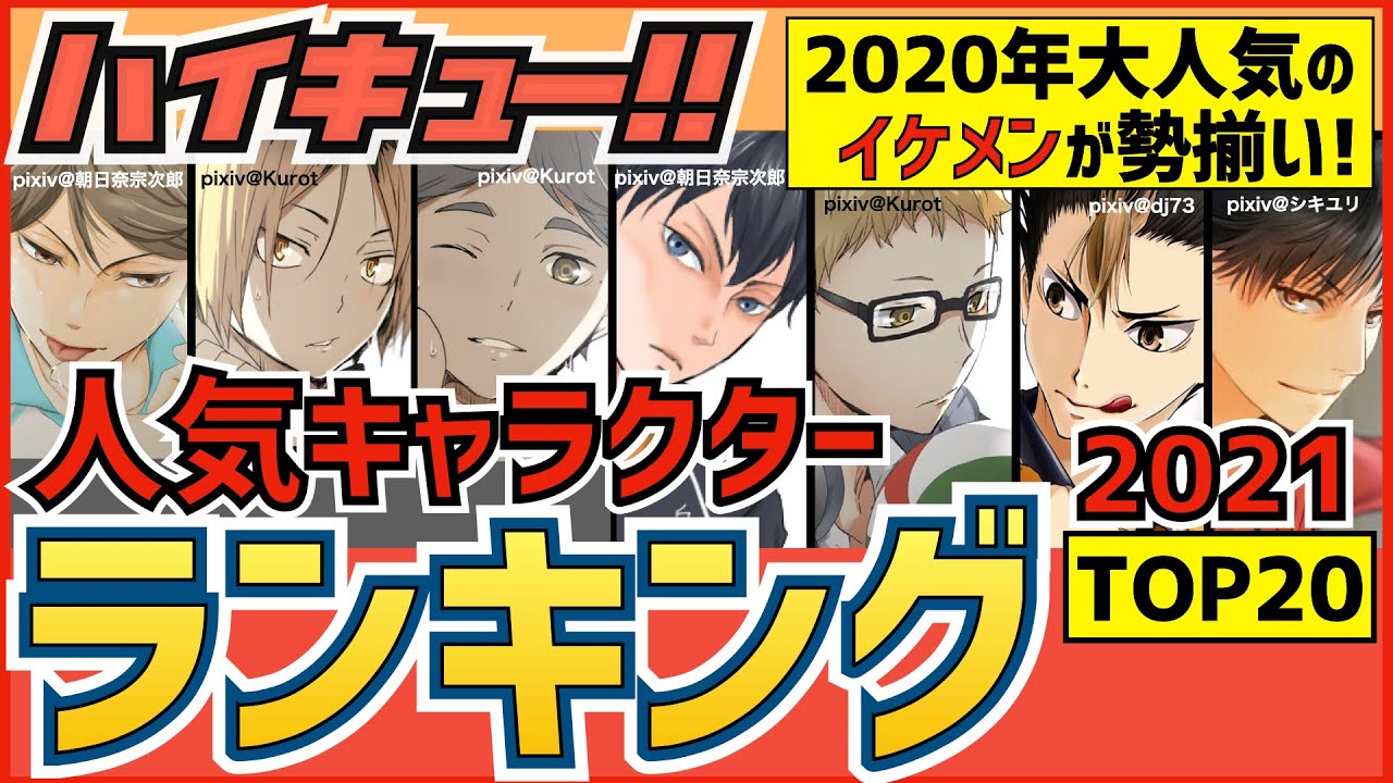 【ハイキュー】人気キャラクターランキング2020-2021最新版！イケメン揃いのTOP20に悶絶！【最終話まで全話ネタバレ注意】