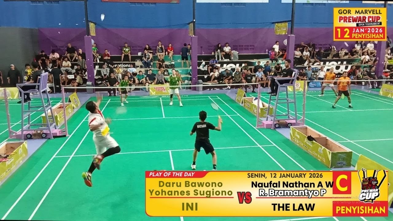 PREWAR CUP 2026 CLASS C | DARU BAWONO + YOHANES (INI) VS NAUFAL NATHAN + BRAMANTYO (THE LAW)