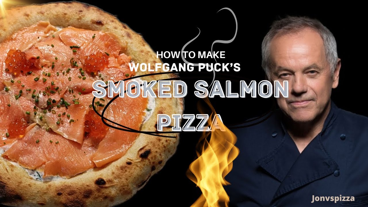 I made Wolfgang Puck's Smoked Salmon Pizza #pizza #pizzalover #ooni #food #salmon  #howto