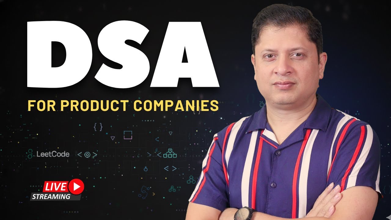 DSA for Product-Based Companies: What Actually Matters? | MySirG Sunday LIVE