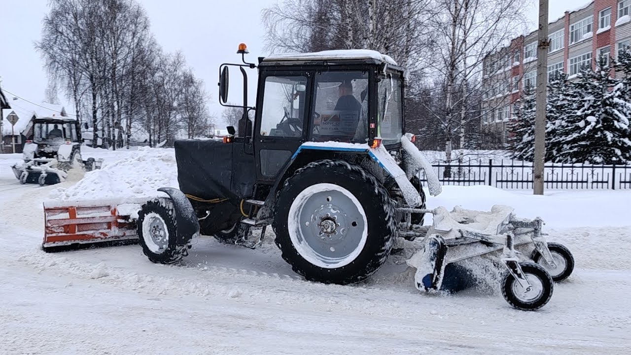 Очистка дорог от снега 341 часть