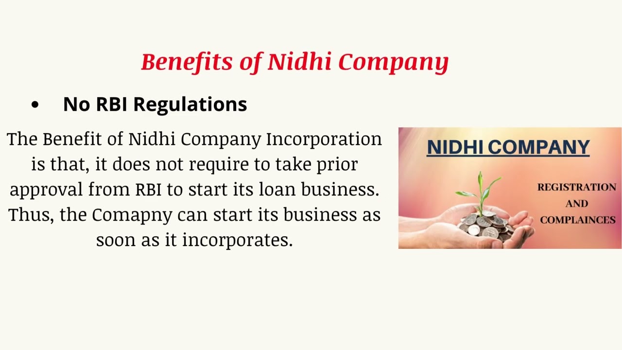 How to register Nidhi Company   LEXIS AND COMPANY