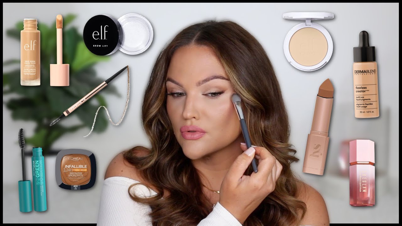 FULL FACE TRYING NEW VIRAL MAKEUP 💄