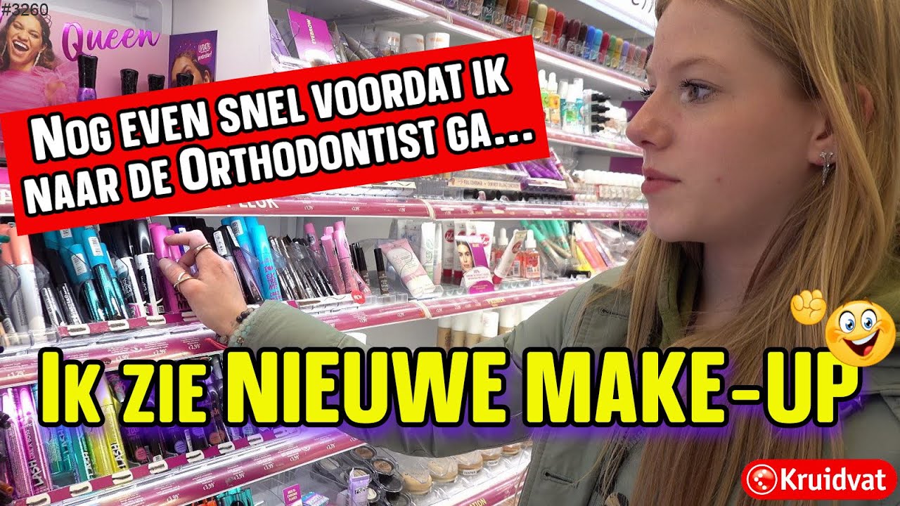 Ik kon HET NIET LATEN. Nog even snel naar de KRUIDVAT voordat ik naar de ORTHODONTIST ga. #3260