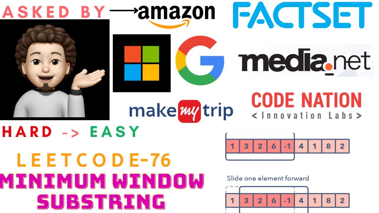 Minimum Window Substring | Google | Leetcode 76